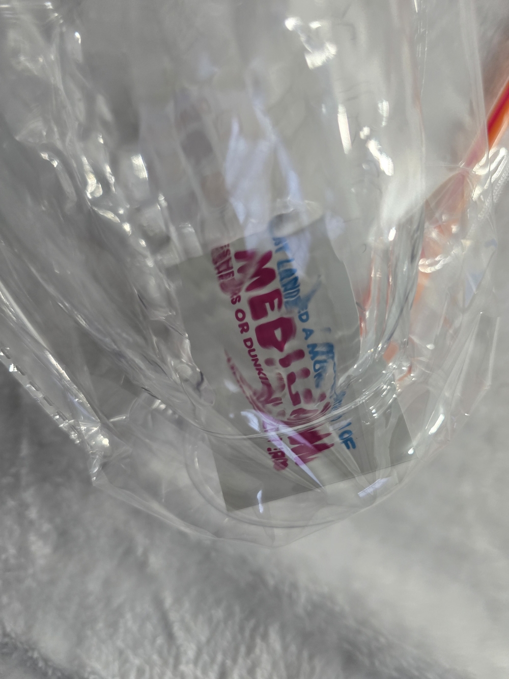 Dunkin Donuts Eagle Cup 2026 Limited Edition Collectible Clear Tumbler New - Picture 4 of 5